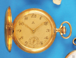 Alpina Watch Co., cal. 273A, Goldtaschenuhr mit Sprungdeckel,