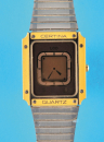Certina LCD Quarz Armbanduhr mit analoger Zeitanzeige,