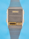 Seiko Digital-Armbanduhr mit sprechender Zeitansage auf deutsch (Männerstimme) und englisch (Frauenstimme),