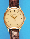 IWC International Watch Co., Schaffhausen, 18-ct.-Gold-Armbanduhr mit Zentralsekunde,