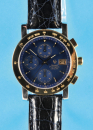 Girard Perregaux 7000 GBM Stahl/Gold-Automatic-Armbanduhr mit Chronograph und Zählern, im GP-Etui,