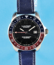 Louis Erard, große Automatic-Armbanduhr mit 24-Stunden-Pepsi- Drehlünette