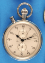 Große Breitling Taschenuhr mit Schleppzeiger-Chronograph „Rattrapante“ und 30-Minuten-Zähler,