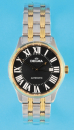 Delma Classsic Automatic Bi-Color-Armbanduhr mit Datum, Zentralsekunde und Bi-Color-Stahlgliederband,