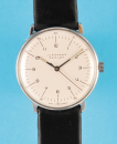 Junghans Max Bill Armbanduhr mit Zentralsekunde, im Original-Etui, mit Bedienungs-Anleitung,