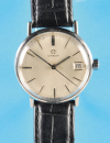 Omega Armbanduhr mit Zentralsekunde und Datum, Referenz 132.019, cal. 611, um 1964,