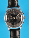 Erzer „Chronographe Suisse“ Armbanduhr mit Schaltrad-Chronograph und 30-Minuten-Zähler,