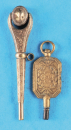 Konvolut 2 Taschenuhr-Schlüssel,