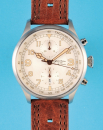 Große Automatic Armbanduhr mit Chronograph, 30-Minuten-Zähler, Tachymeterskala und Datum,