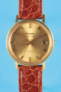 Bulova Ambassador Automatic 30 Jewels, 18-ct.-Goldarmbanduhr mit Zentralsekunde und Datum, 1970er-Jahre,