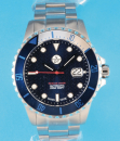 Val du Temps Rescue Diver 200 M, große, neuwertige Automatic Stahlarmbanduhr mit Drehlünette,