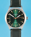 Nautische Instrumente Mühle Glashütte/Sa., Panova, Edelstahl-Automatic- Armbanduhr mit Zentralsekunde,