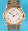 Ebel Wave Stahl/Gold-Armbanduhr mit Stahlgliederband