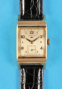 Hamilton Watch Co., Lancaster Pa., rechteckige 14-ct.-Goldarmbanduhr mit kleiner Sekunde,