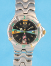 Ebel Diver’s 200 m Sportwave Regatta Quarz-Armbanduhr mit Datum,