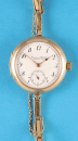 IWC, International Watch Co., Schaffhausen, Vintage Damen-Gold-Armbanduhr mit G.F.S.-Flexband,