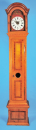 Deutsche Bodenstanduhr mit Stundenschlag auf Glocke, signiert Paul Koerber, Dürckheim,