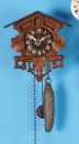 Schwarzwälder Miniatur-Wanduhr „Scherzinger-Uhr“,