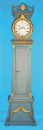 Bornholmer Bodenstanduhr mit Stundenschlag auf Glocke und Datum,
