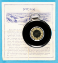 The E. Ingraham Co., Bristol, Connecticut USA, Metall-Taschenuhr mit Garantieschein,